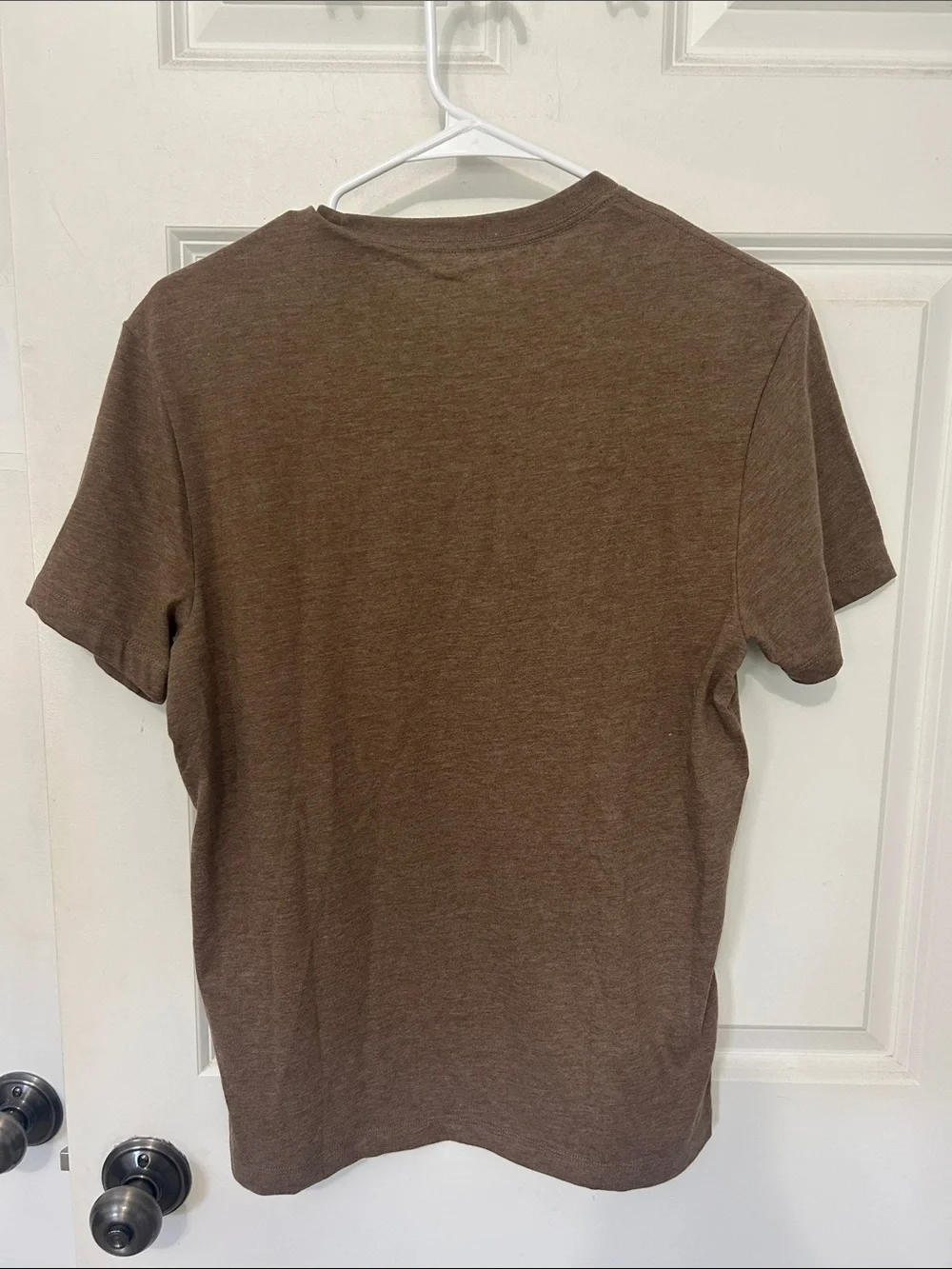 J. Crew Washed Short Sleeve Crewneck Tee Shirt size small Brown